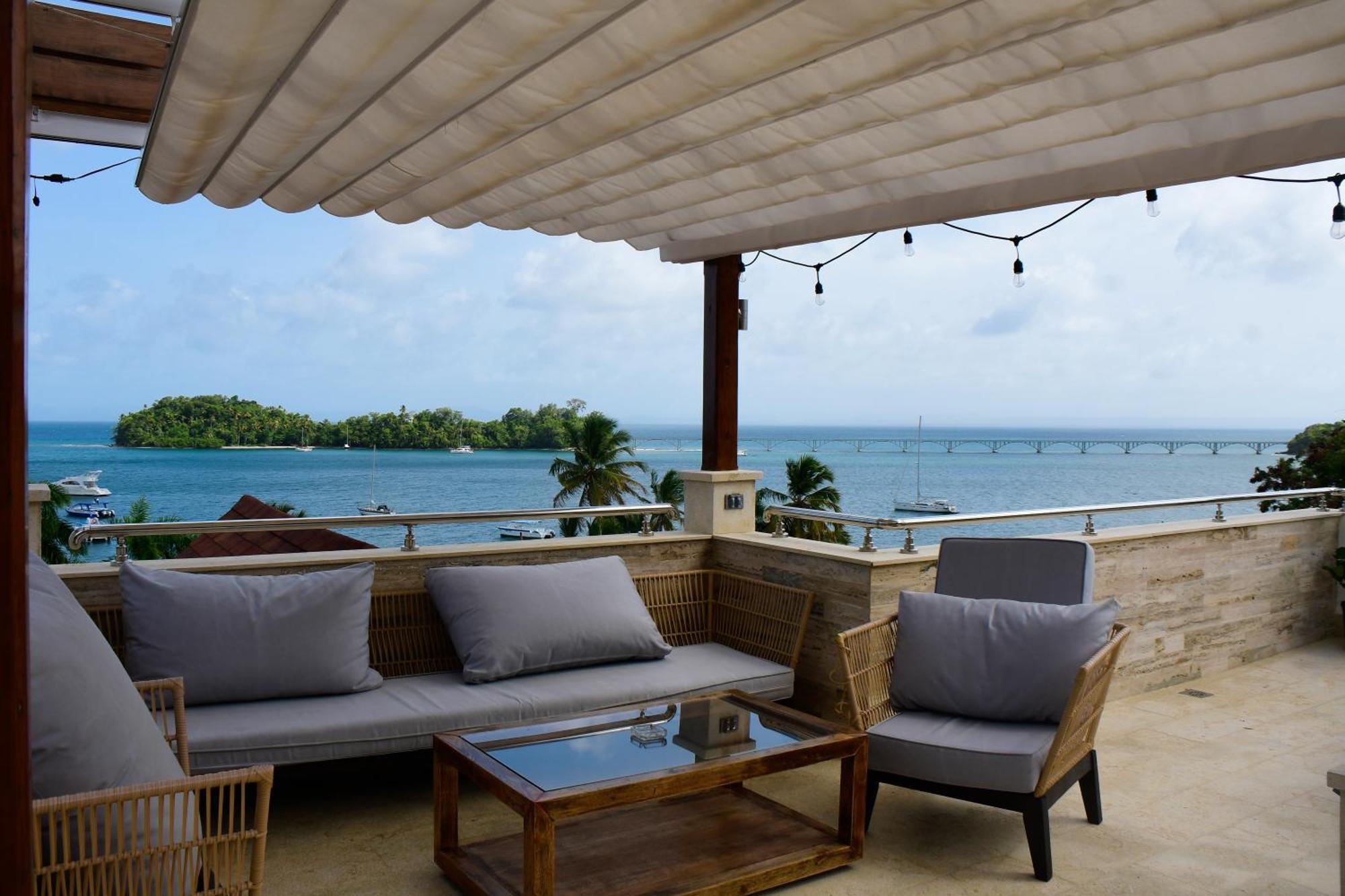 Hacienda Samana Bay Hotel المظهر الخارجي الصورة View of the Caribbean from the rooftop of the Hotel