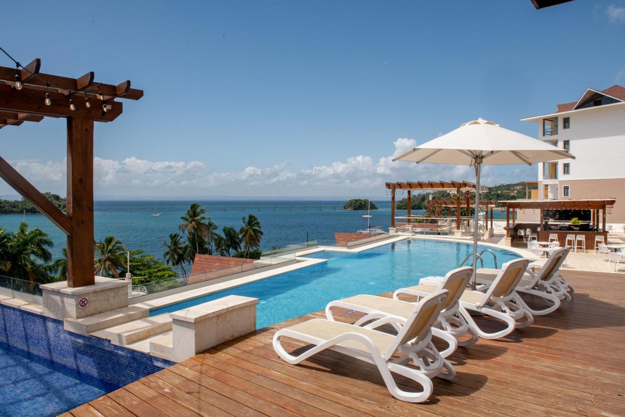 Hacienda Samana Bay Hotel المظهر الخارجي الصورة View of the Caribbean Sea from the hotel